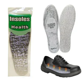 1 Pair Insulating Foil Thermal Shoe Insoles Mens Ladies Trainers Winter Warm !