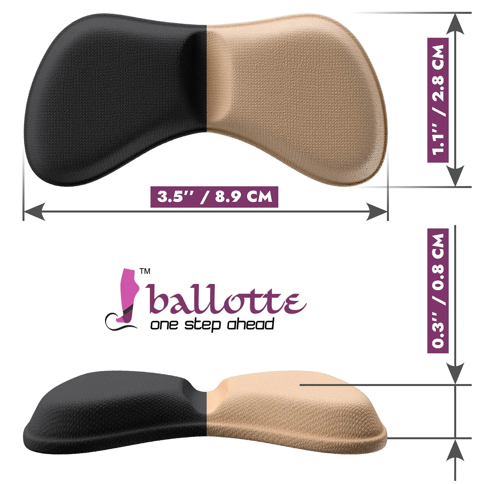 12 Heel Grips with Strong Sticky Backing, Thick Heel Protectors, Back Insoles [Add Extra Volume] Anti Blister Shoe Liners from Slipping Out and Rubbing, Perfect Heel Pads for Men and Women