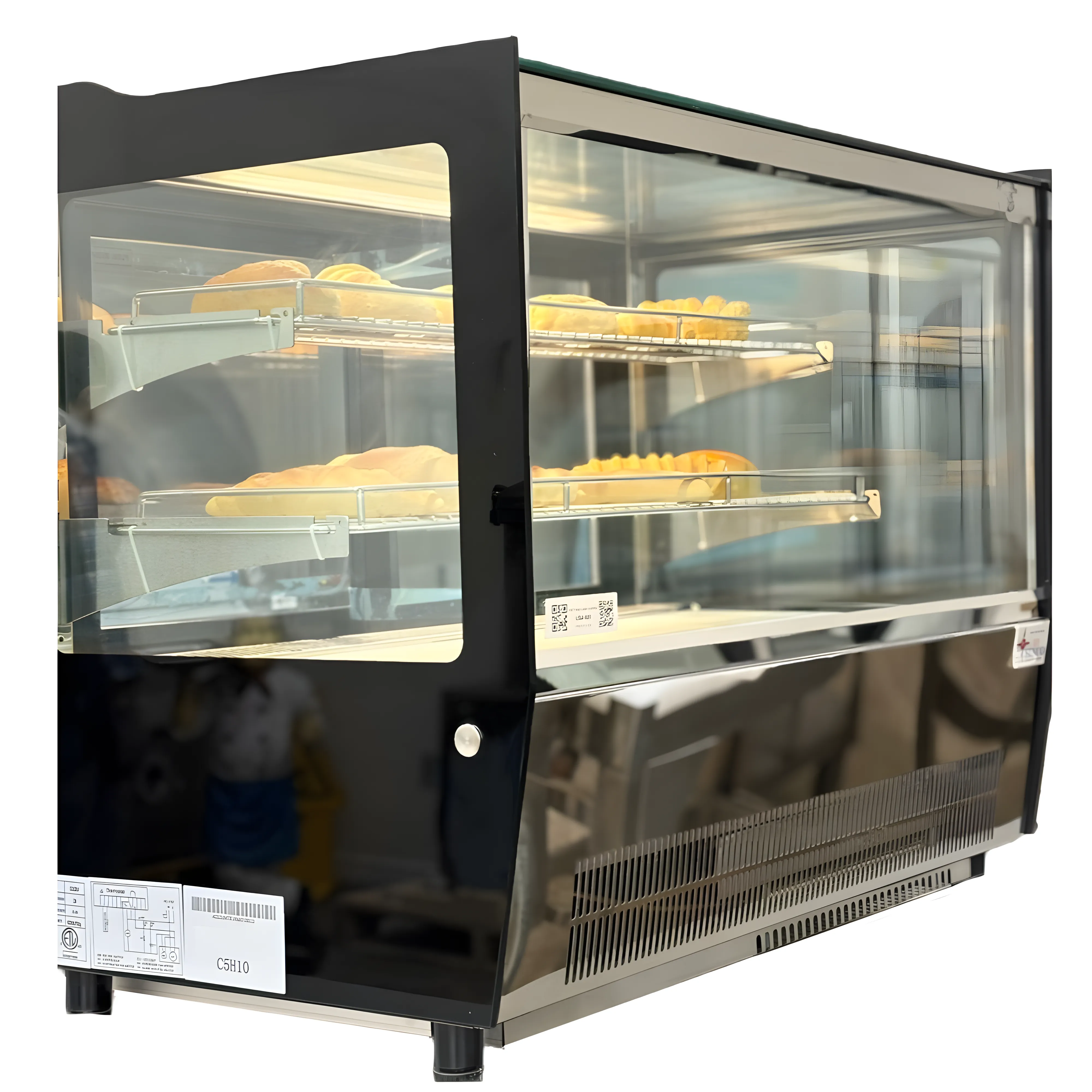 48'' CHEF Countertop Display Warmer Case Rectangle LISA-120RW
