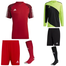 ADIDAS TIRO 23 COMPETITION SS KIT BUNDLE TEAM POWER RED 2