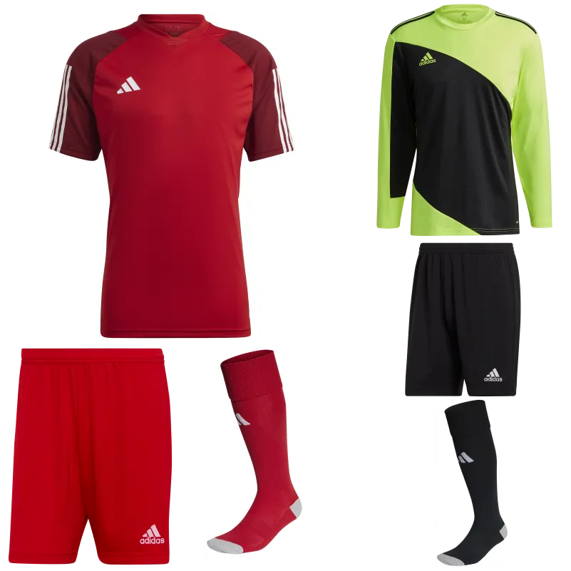 ADIDAS TIRO 23 COMPETITION SS KIT BUNDLE TEAM POWER RED 2