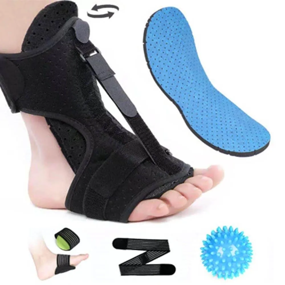 Adjustable Plantar Fasciitis Night Use Foot Splint Drop UK Orthotic Stabilizer Brace Elastic Care Tools Lightweigh Improve Gait