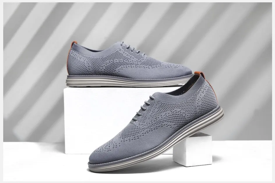 Angelo Ricci™ Breathable Knitted Mesh Lightweight Casual Shoes