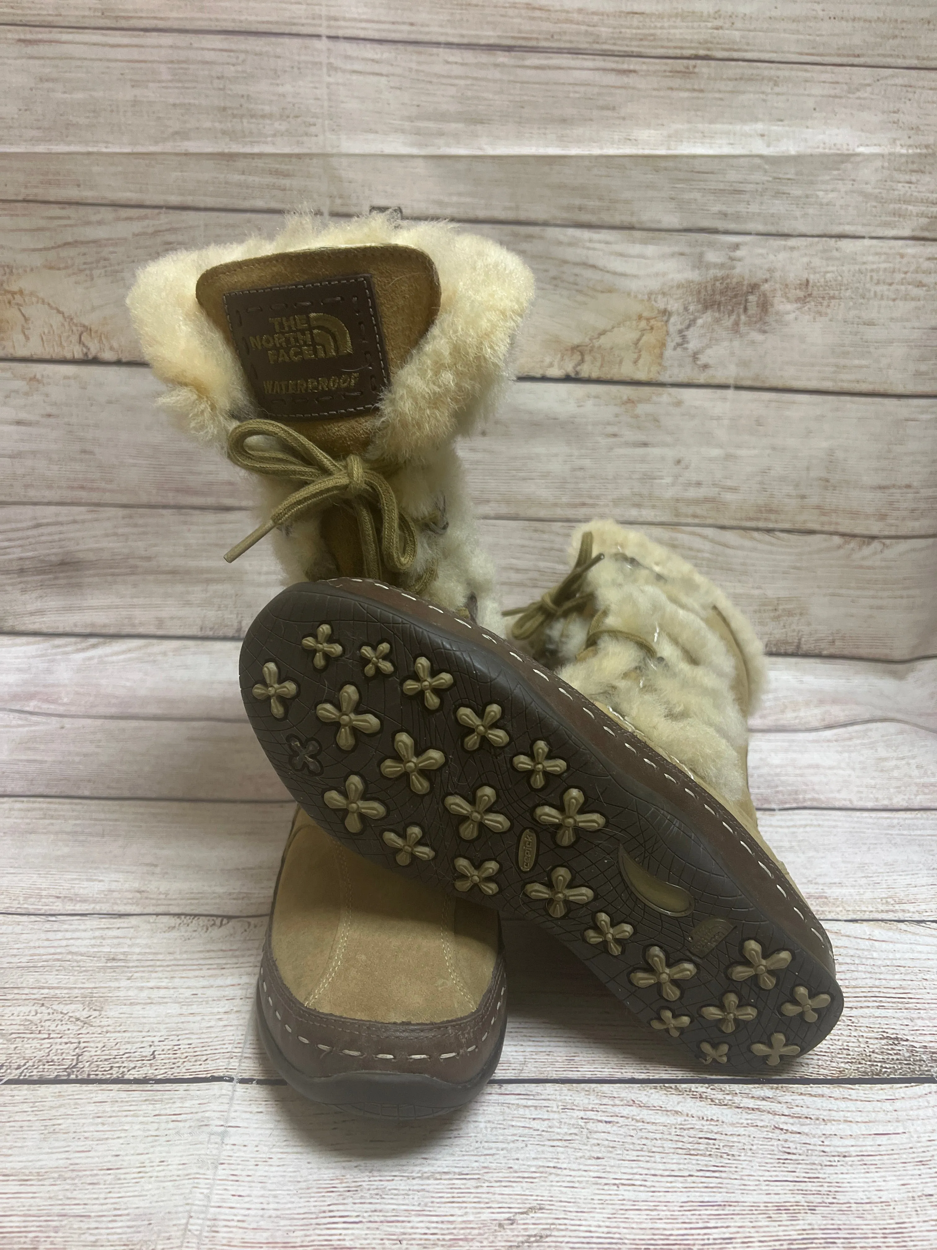 Boots Mid-calf Flats By The North Face In Tan, Size: 7
