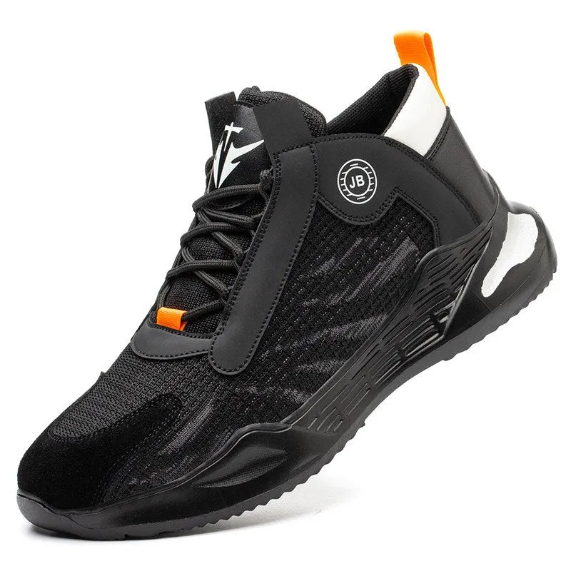 Breathable Male Steel Toe Work Shoes Puncture-Proof Safety Shoes Man Work Sneakers Indestructible Safety Boots Male Dropshipping