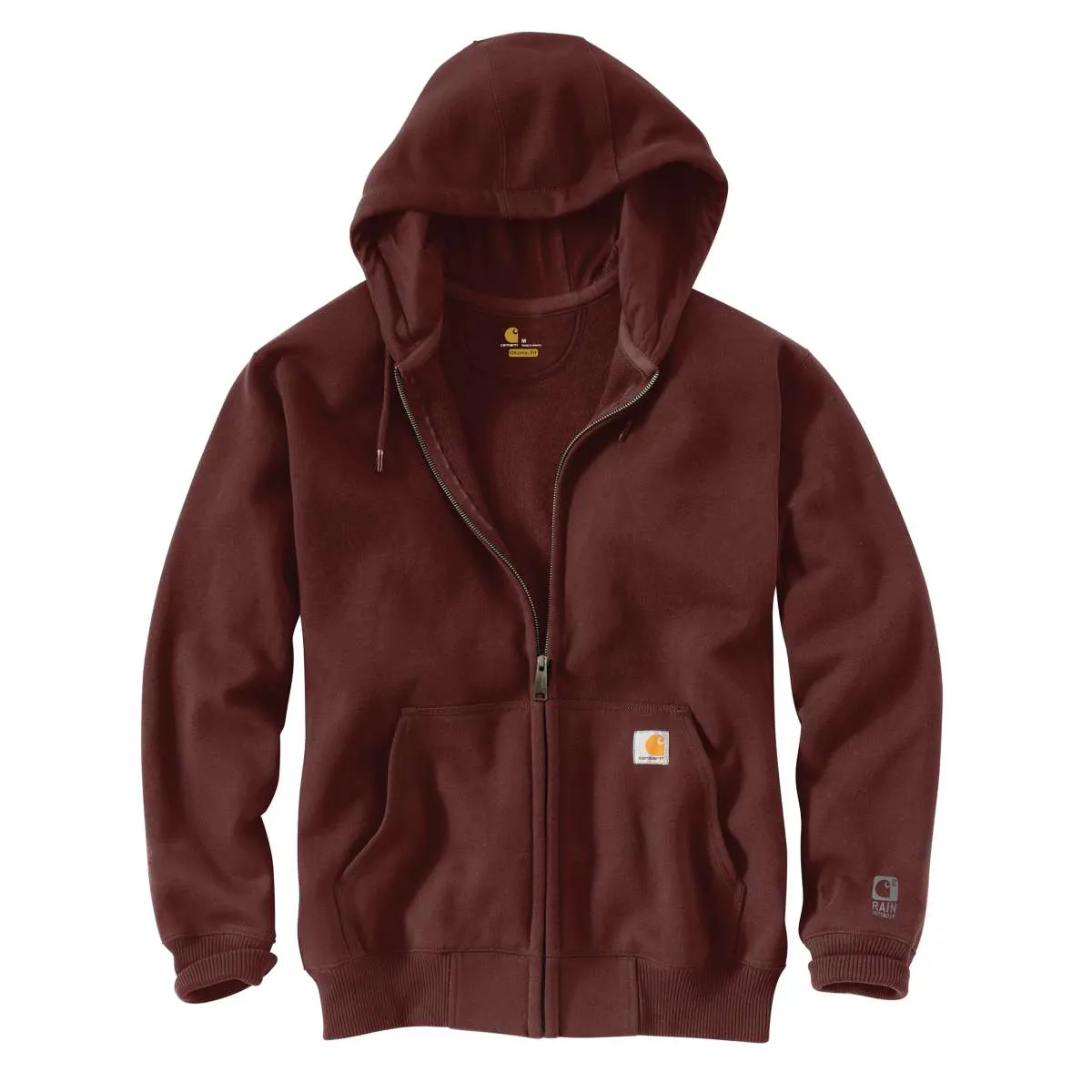 Carhartt Men's Tall Dark Cedar Paxton Heavyweight Hooded Zip-Front Sweatshirt
