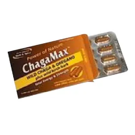 ChagaMax Convenience Pack 12 Caps By North American Herb & Spice