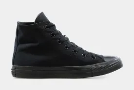 Chuck Taylor All Star HI-Top Black Monochrome Womens Lifestyle Shoes (Black/Black)
