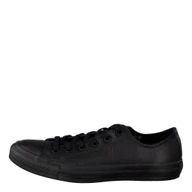 Chuck Taylor All Star Ox Leather Black Monochrome
