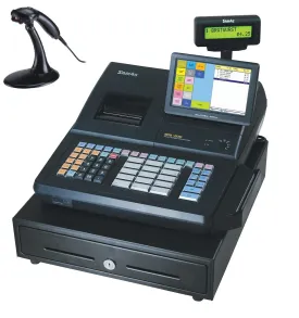 Convenience Store Special SAM4S SPS-530 RT Cash Register with MS 9520 Scanner