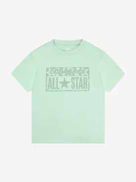 Converse Boys Lifestyle Loose Fit T-Shirt in Green
