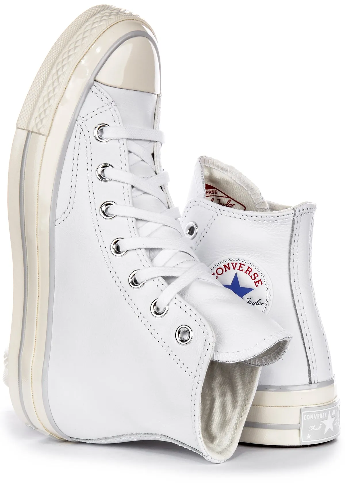 Converse Chuck 70s High A07201C In White Leather