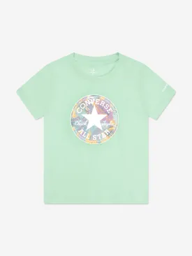Converse Girls Chuck Patch Graphic T-Shirt in Green