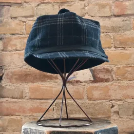 Crown Cap Wool Blend Stockman Cap in Plaid