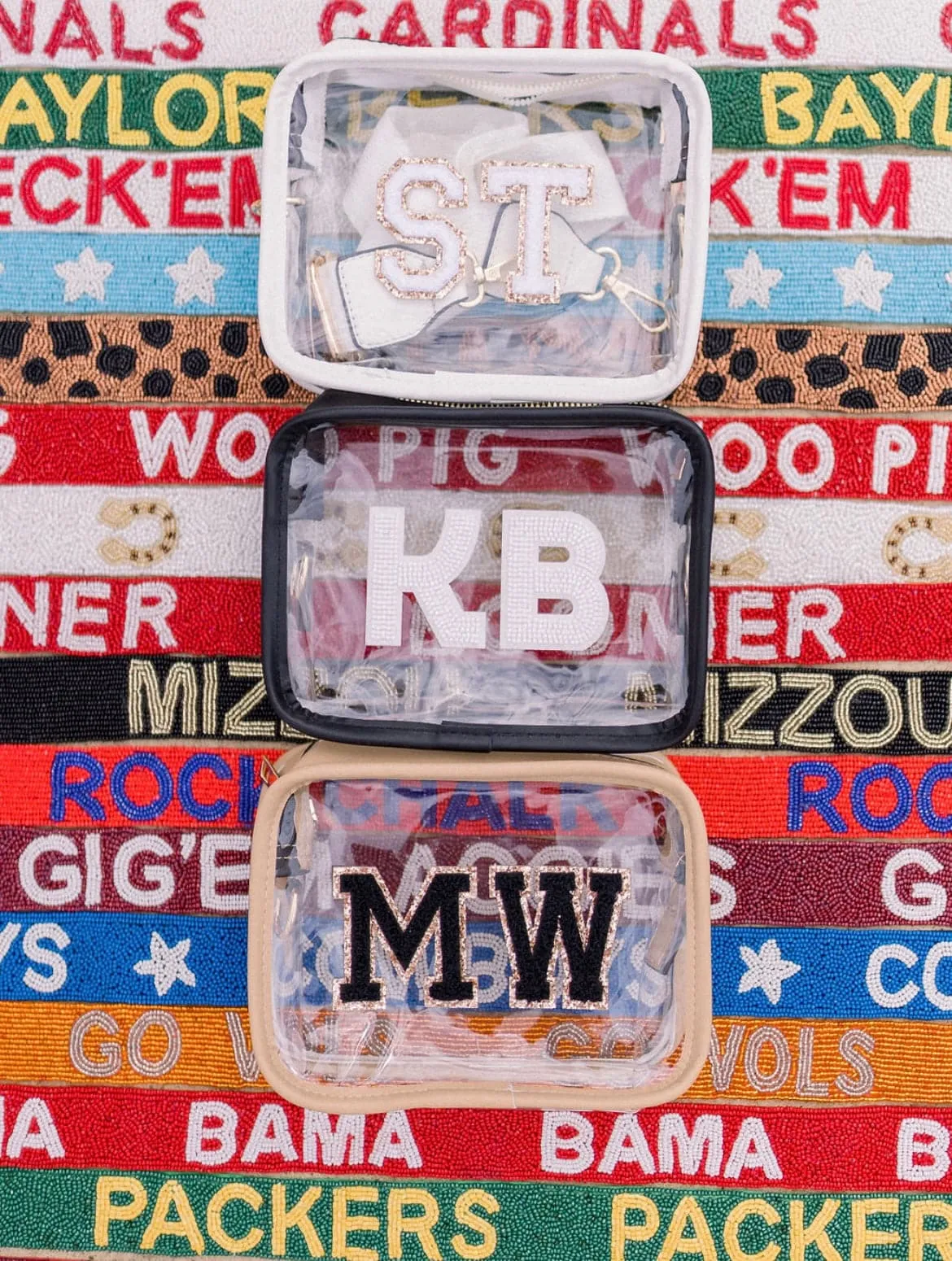 Custom Clear Gameday   Concert Purse