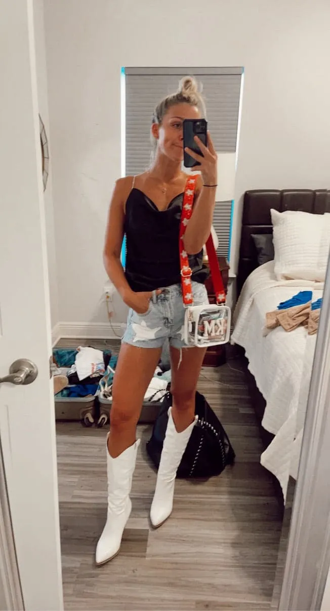 Custom Clear Gameday   Concert Purse