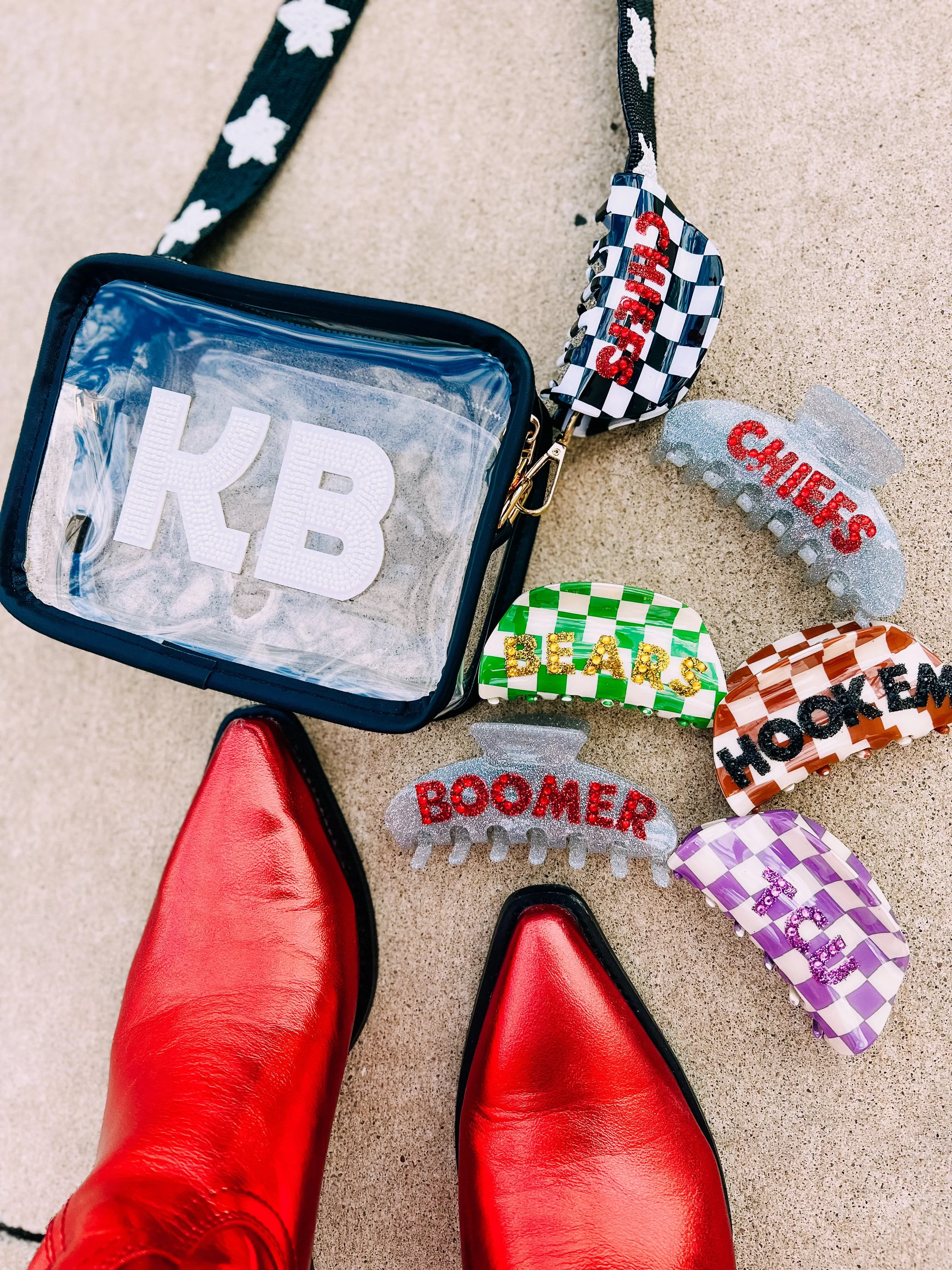 Custom Clear Gameday   Concert Purse