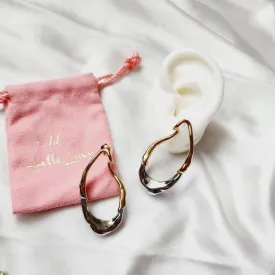Dessie Two Tone Earrings