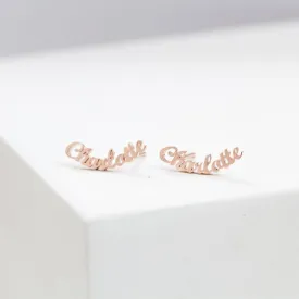 Exquisite Customizable Name Earrings