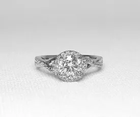 Exquisite Round Cubic Ring