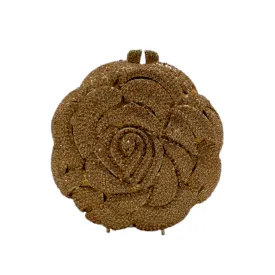 Exquisite Round Floral Clutch