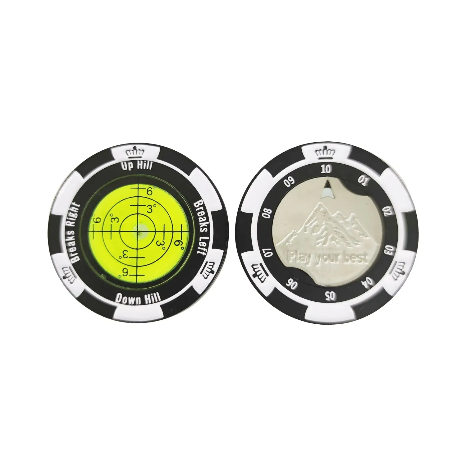 Golf Ball Marker Green Reader with High Precision Green Reading Aid Golf Accessories