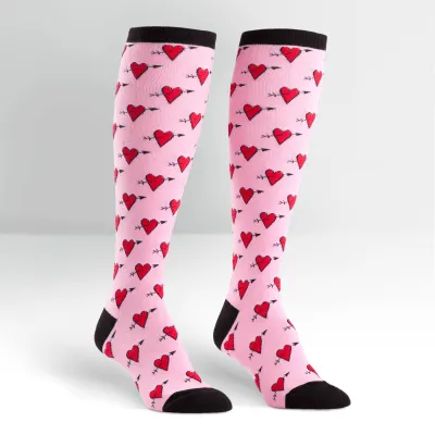 Hearts Socks Women's Knee High Sock
