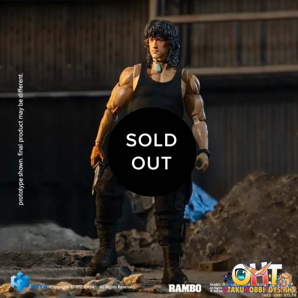 Hiya Toys Rambo III EXQUISITE Super Series 1/12 John Rambo ESR0100