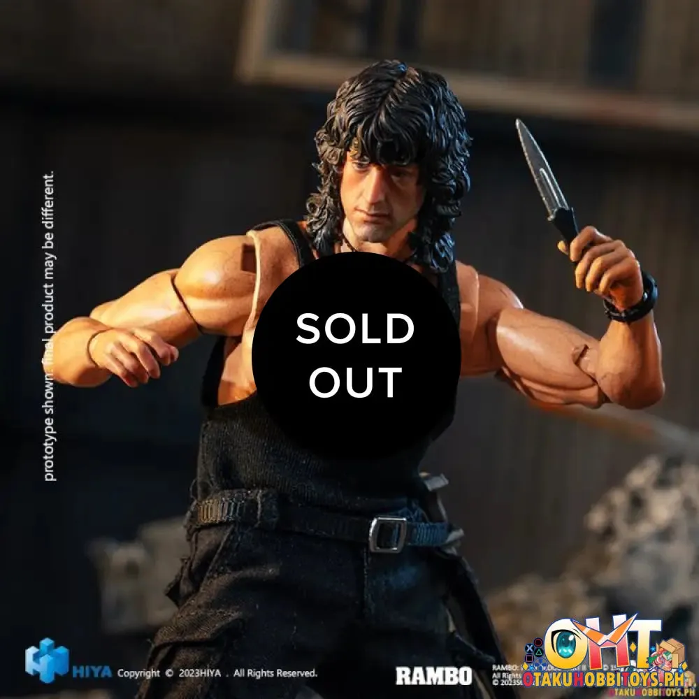 Hiya Toys Rambo III EXQUISITE Super Series 1/12 John Rambo ESR0100