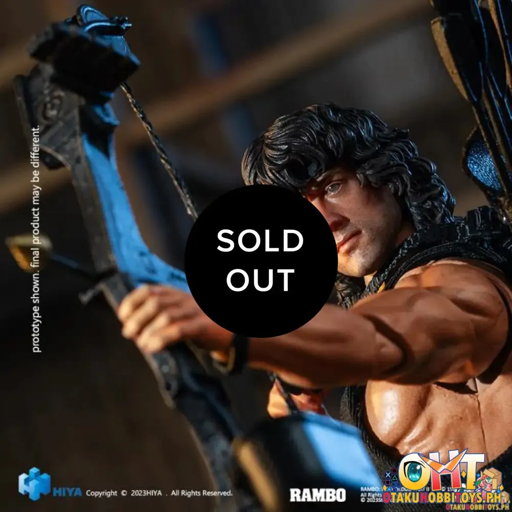Hiya Toys Rambo III EXQUISITE Super Series 1/12 John Rambo ESR0100
