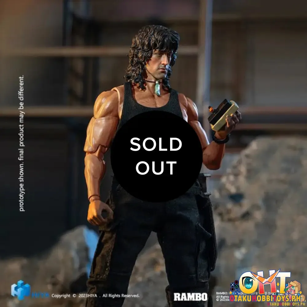 Hiya Toys Rambo III EXQUISITE Super Series 1/12 John Rambo ESR0100