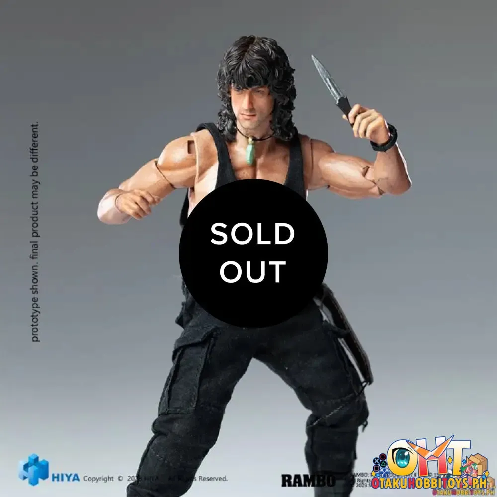 Hiya Toys Rambo III EXQUISITE Super Series 1/12 John Rambo ESR0100