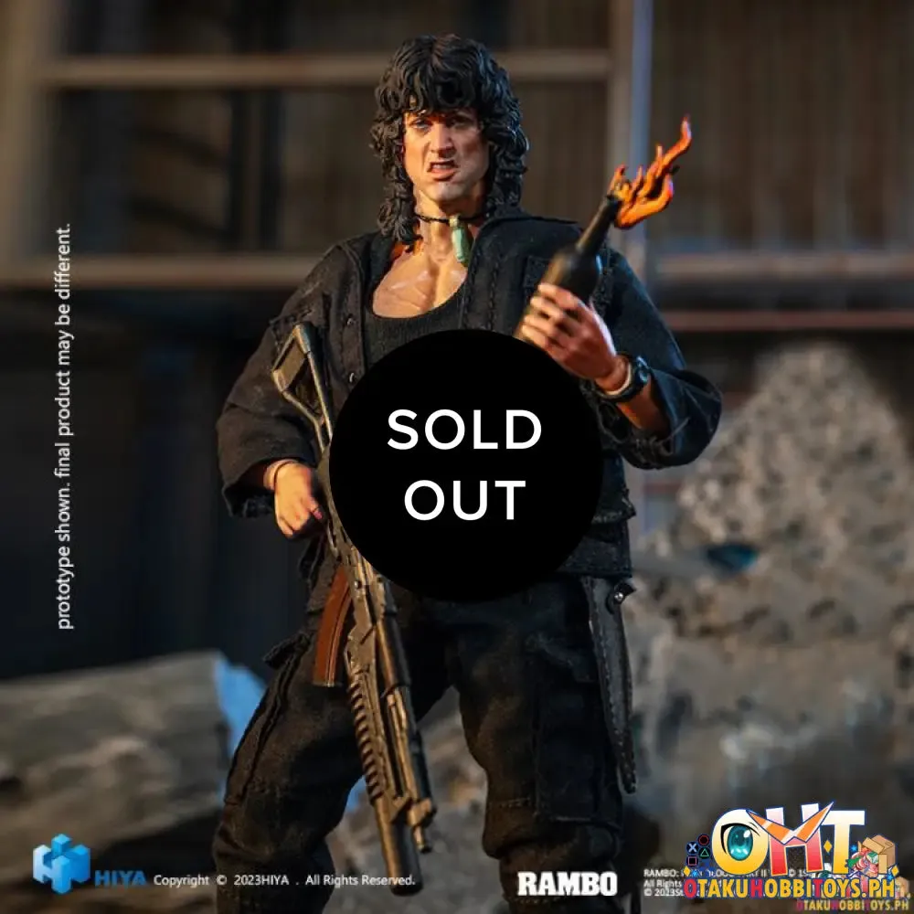 Hiya Toys Rambo III EXQUISITE Super Series 1/12 John Rambo ESR0100