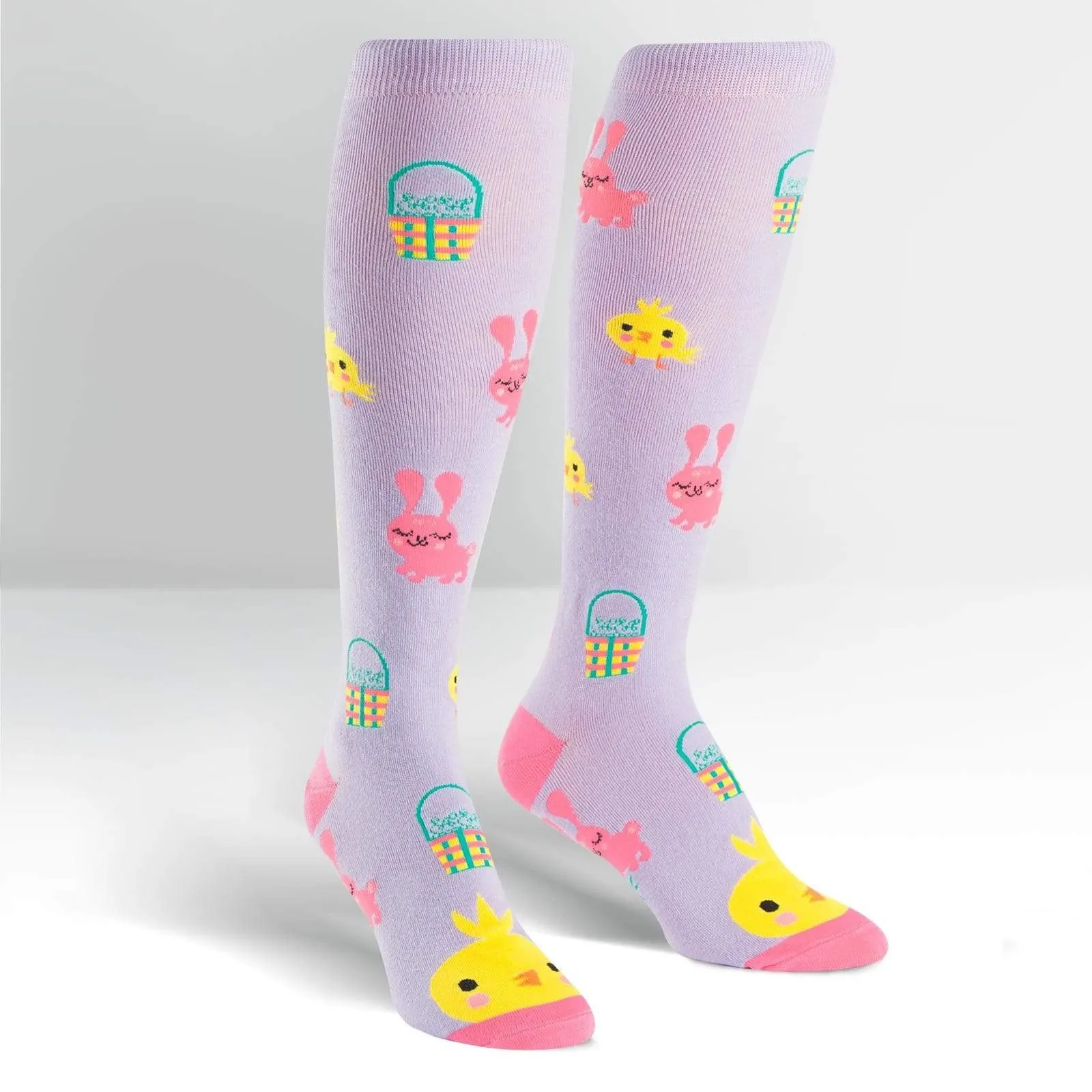 Hoppy Easter Socks Women's Knee High Sock