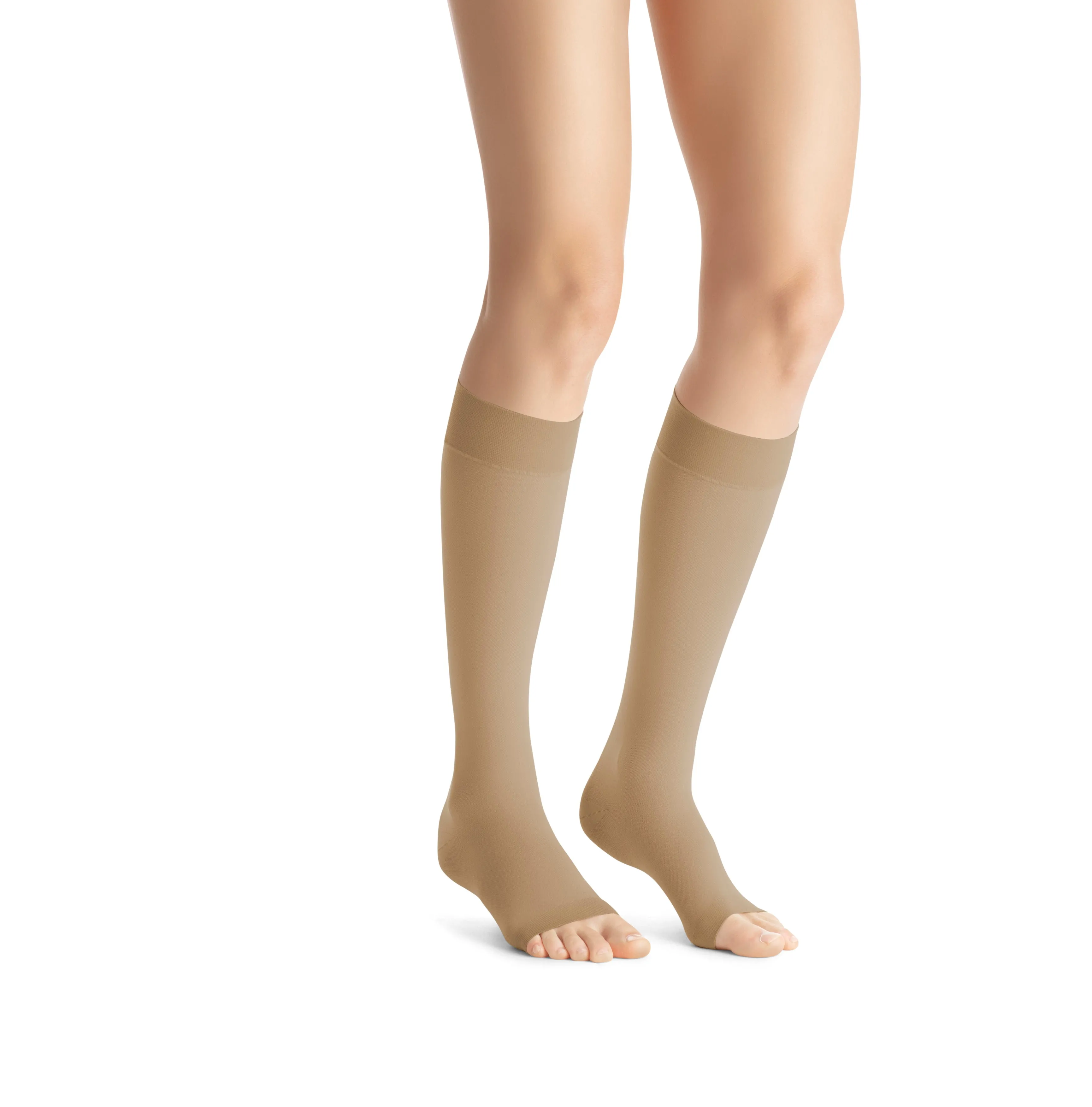 Jobst Opaque Knee 20-30 mmHg Open Toe Petite Compression Stockings