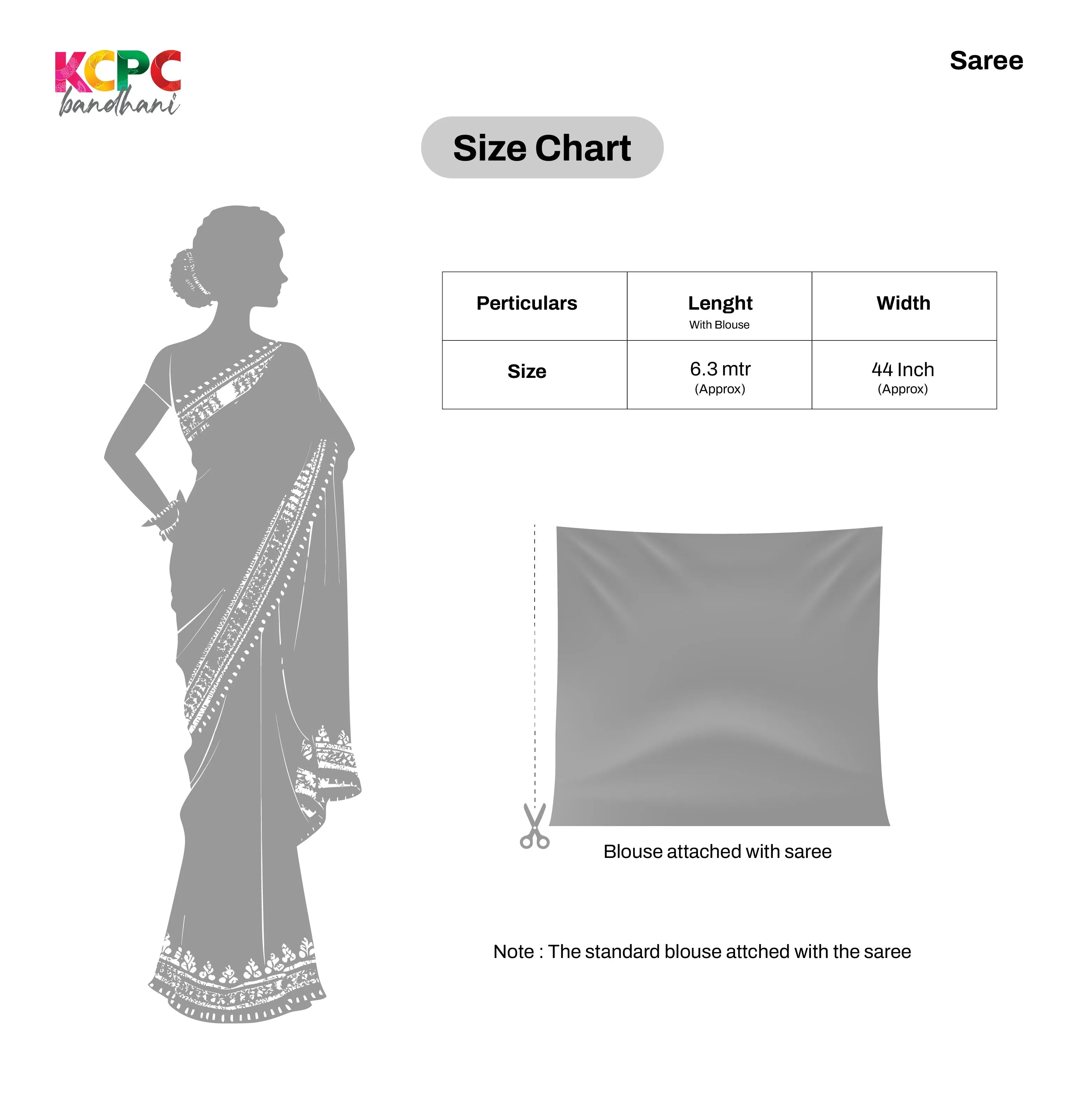 KcPc New Chiffon Gotapatti Work Lightweight Saree AMT