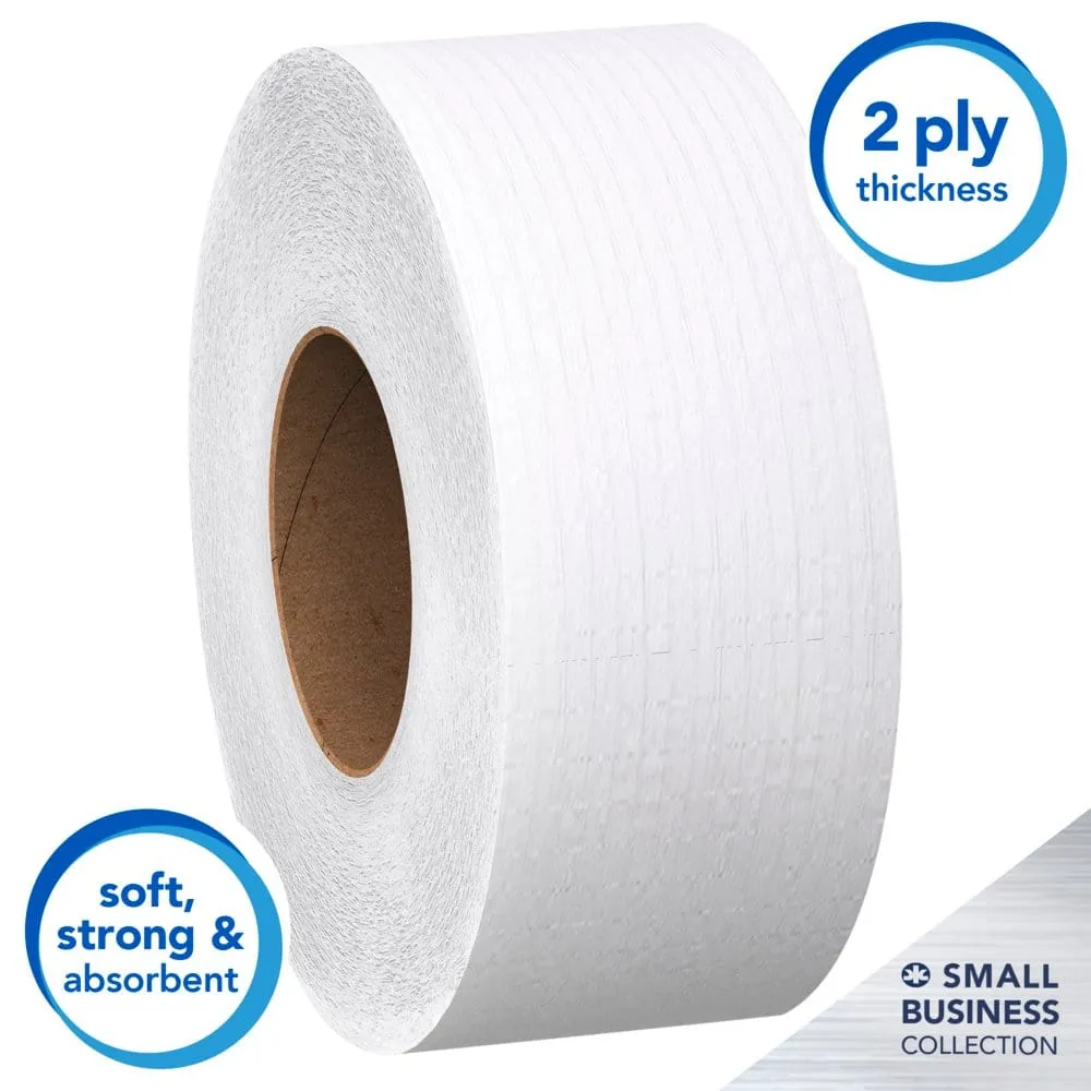 Kimberly Clark Scott Jumbo Roll Toilet Paper, Small Business Collection, Convenience Case