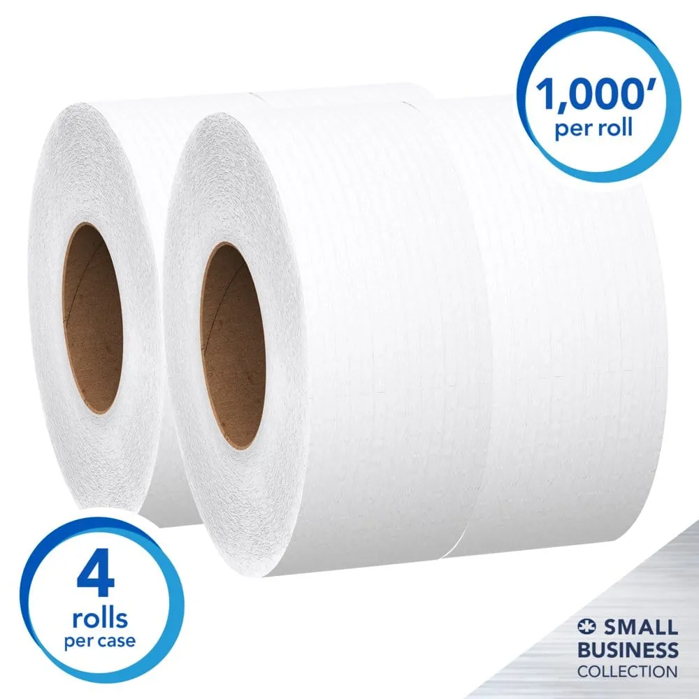 Kimberly Clark Scott Jumbo Roll Toilet Paper, Small Business Collection, Convenience Case