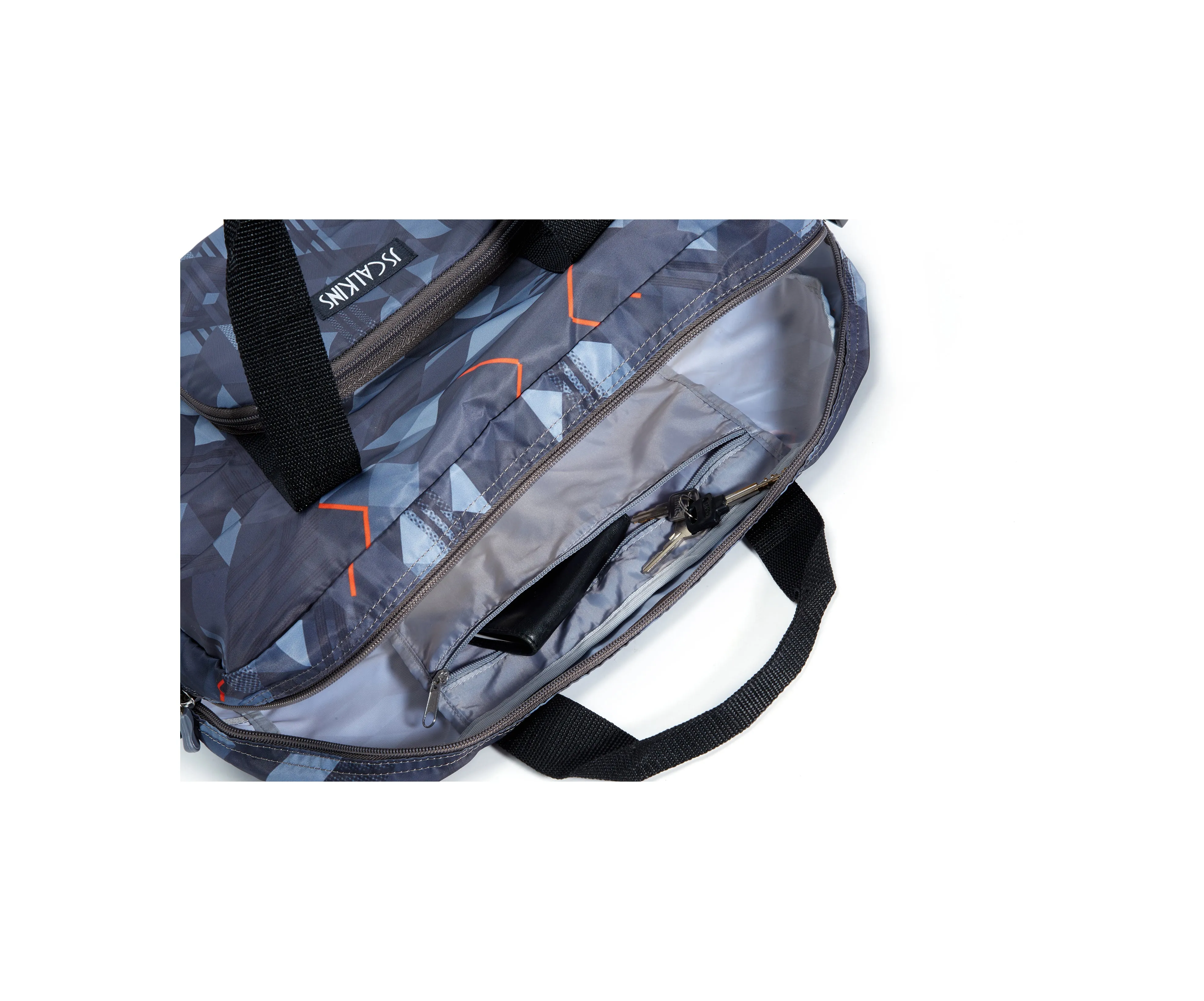 Lightweigh Geo Printed Packable Travel Duffle Bag