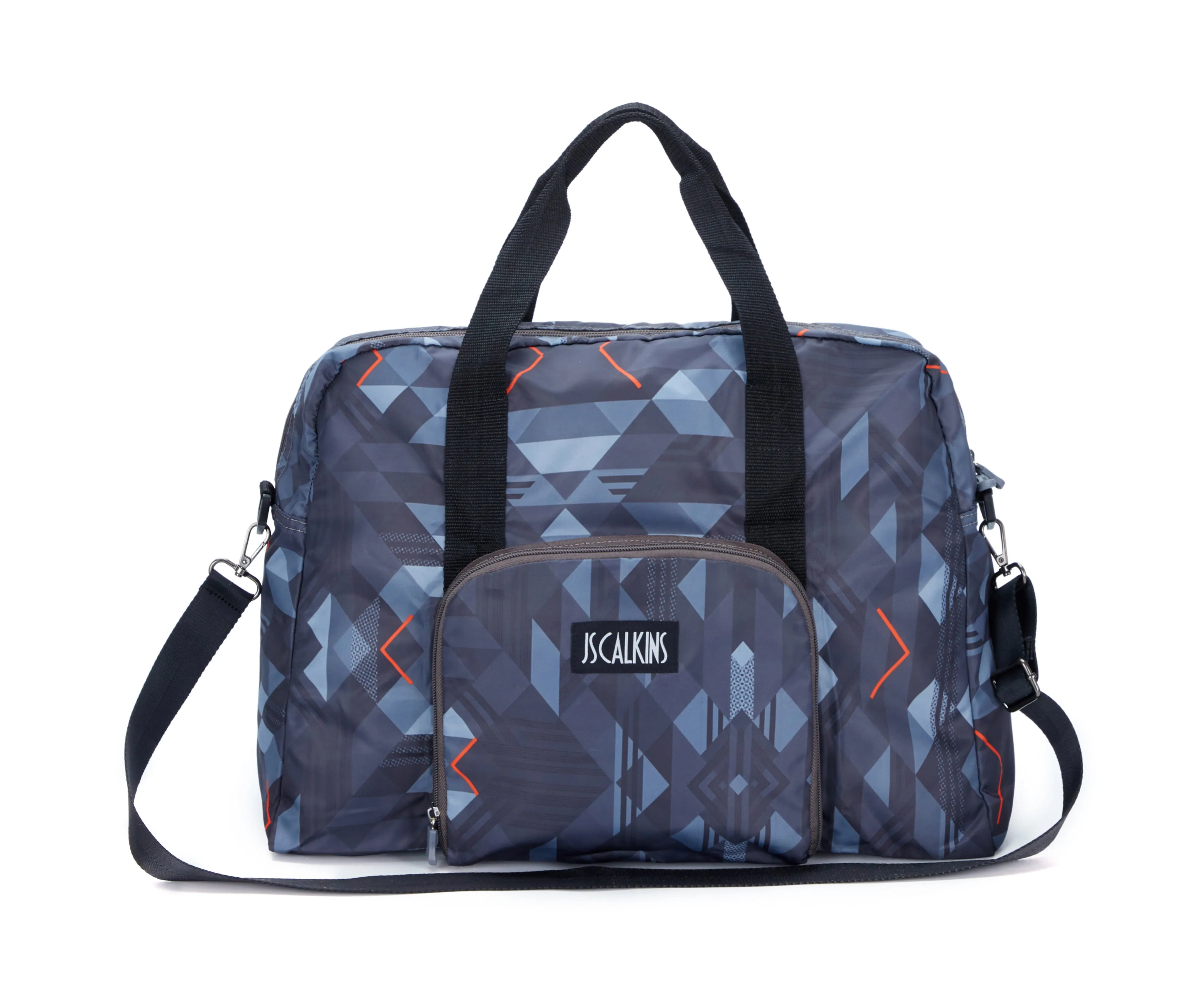 Lightweigh Geo Printed Packable Travel Duffle Bag