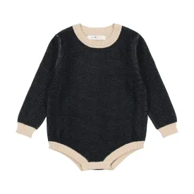 Navy Honeycomb Onesie