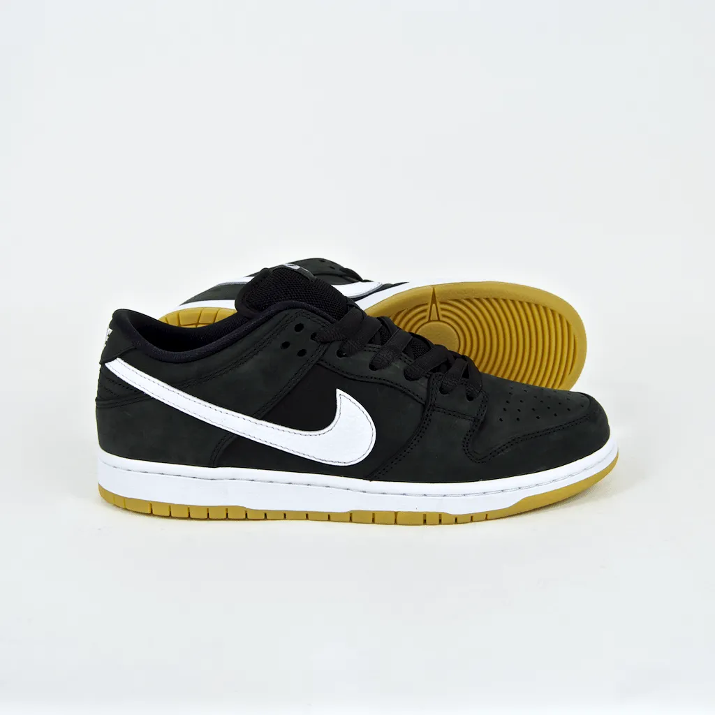 Nike SB - Dunk Low Pro Orange Label ISO Shoes - Black / White / Black