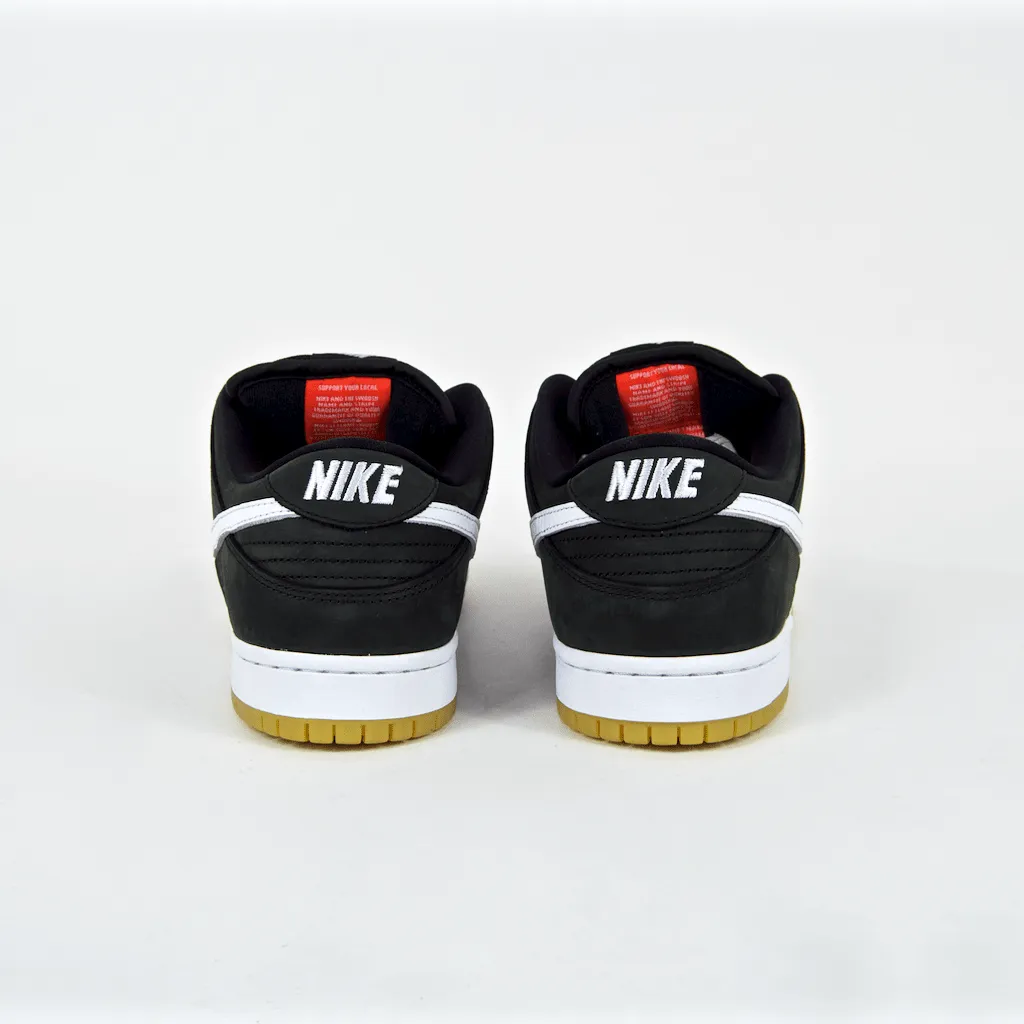 Nike SB - Dunk Low Pro Orange Label ISO Shoes - Black / White / Black