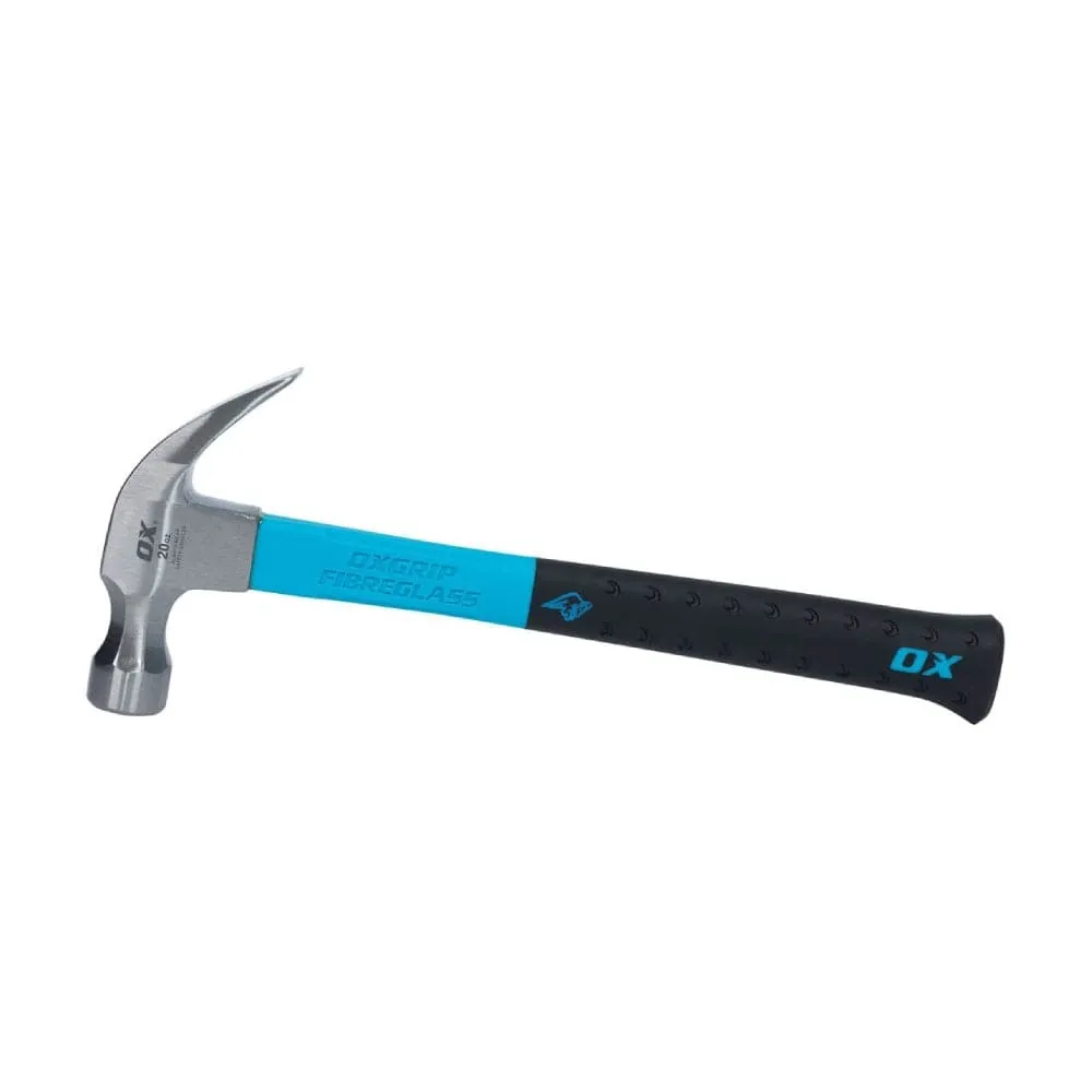 OX Tools OX-P081620 560g (20oz) Fibreglass Claw Hammer