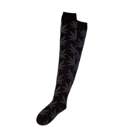 PLANTLIFE KNEE HIGH SOCKS SP15 // BLACK