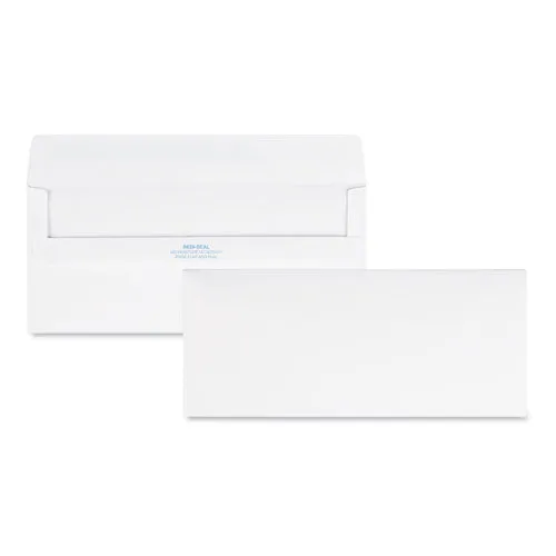 Redi-seal Envelope, #10, Commercial Flap, Redi-seal Adhesive Closure, 4.13 X 9.5, White, 500/box