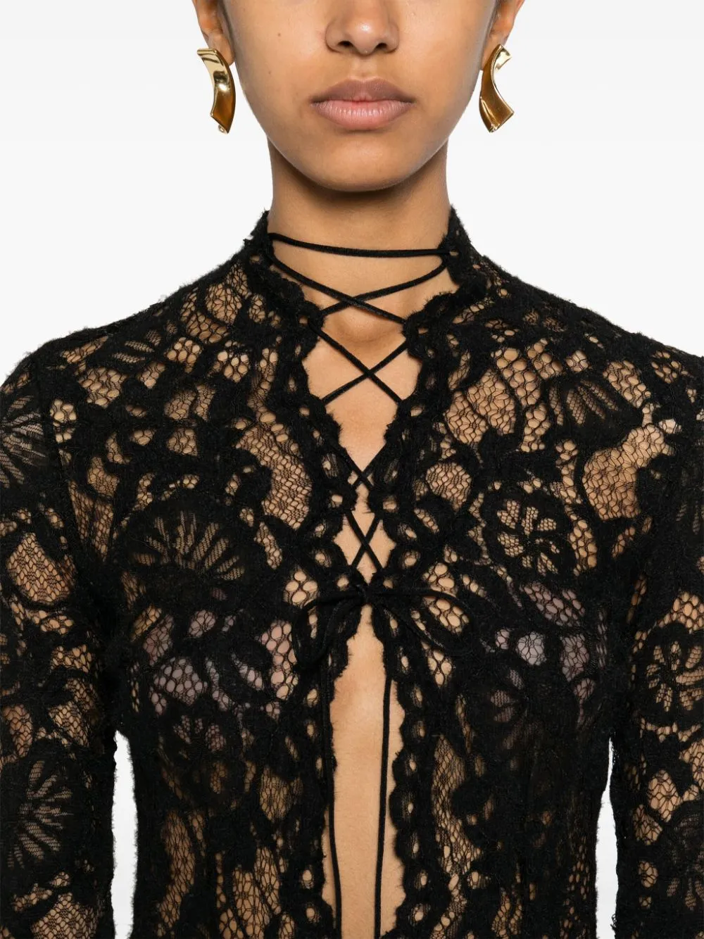 Sally lace midi dress