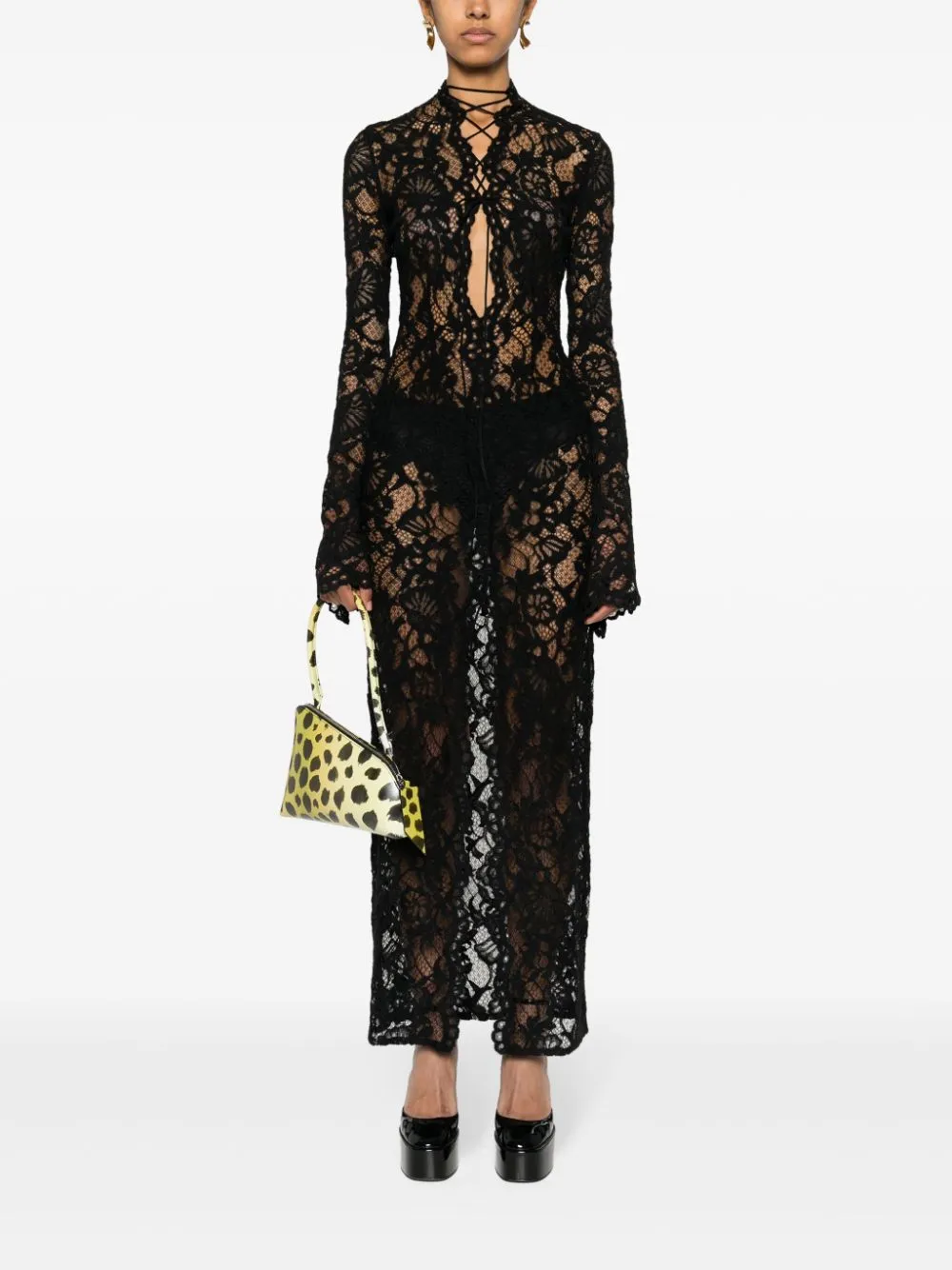 Sally lace midi dress