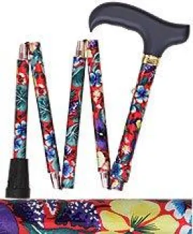 Scratch & Dent Fiesta Red Mini Compact Folding Cane V1768