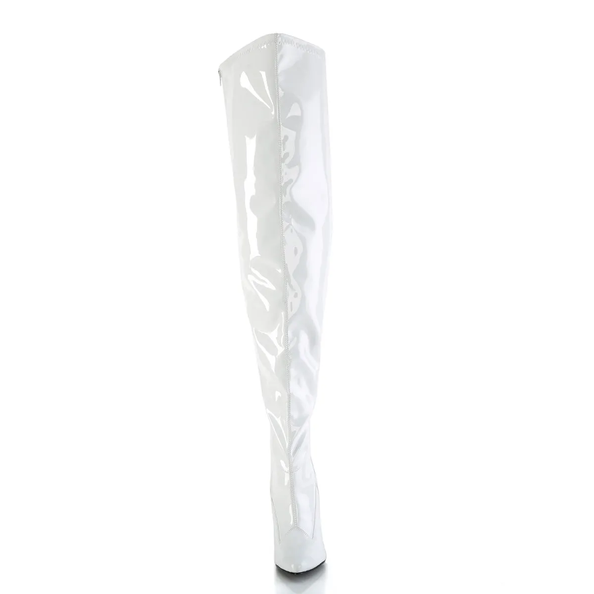 SEDUCE-3000WC Pleaser White Sexy Single Sole Shoes (Fetish Footwear)